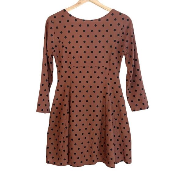 Christy Dawn Polka Dot Fox Dress 100% Viscose - Picture 2 of 9